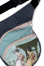 Carica l&#39;immagine nel visualizzatore di Gallery, MARSUPIO URBANO BAILI con tasca segreta -FATTO A MANO-
