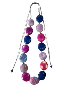 Collana Yaren fuxia